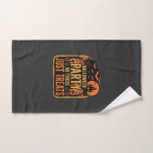 Conception de fête d'Halloween sans farces juste d (Serviette à main)