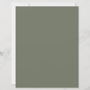 Conception de feuille de papier minimal vert mouss