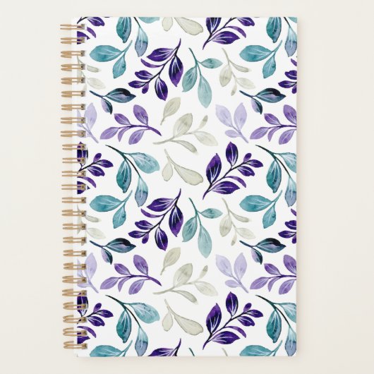Conception de feuilles d'aquarelle harmonieuses (Devant)