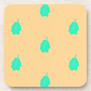 Conception de feuilles ordinaires dessous de verre