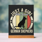 Conception de fille de berger allemand amoureuse d (Neutre)