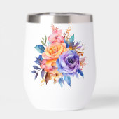 Conception de fleurs de rose aquarelle-58392 (Arrière)