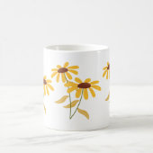 Conception de fleurs Puzzle Coffee Mug (Centre)