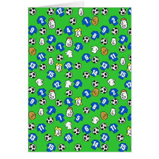 Conception de football avec Chemises Bleues (Devant)