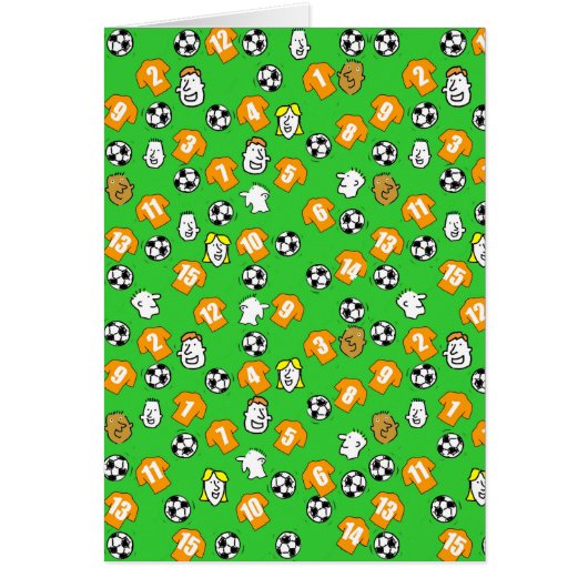 Conception de football avec des chemises orange do (Devant)