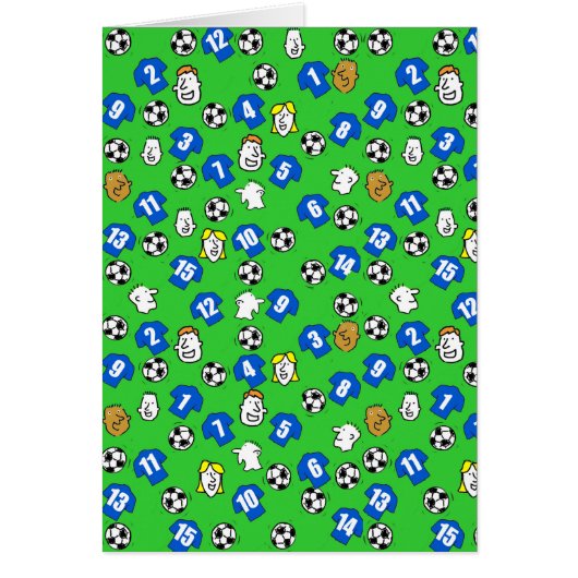 Conception de football avec des maillots bleus (Devant)