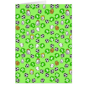Conception de football avec des maillots en vert