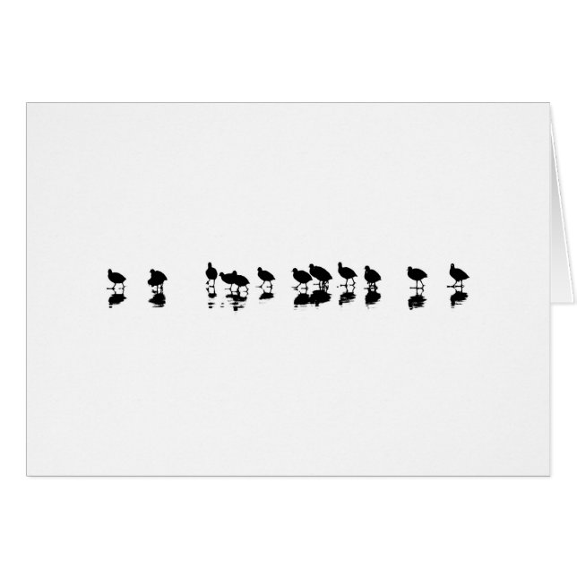 Conception de foulque maroule - noir sur le blanc (Devant horizontal)