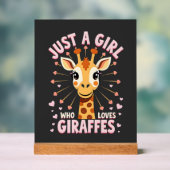 Conception de girafe drôle pour femmes filles safa (Neutre)