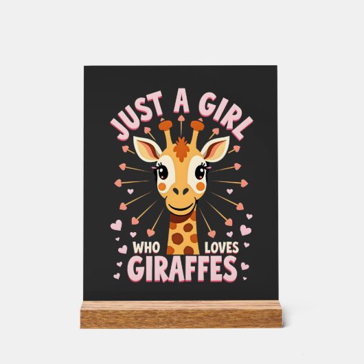 Conception de girafe drôle pour femmes filles safa (Recto)