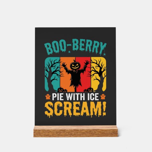 Conception de glace d'Halloween tarte Boo-Berry (Recto)