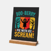 Conception de glace d'Halloween tarte Boo-Berry (Angle)
