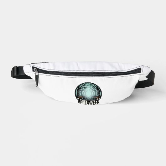 Conception de gravure vintage de forêt effrayante (Recto)