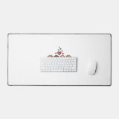 Conception de gravure vintage de la Saint-Valentin (Clavier et souris)
