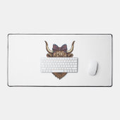 Conception de gravure vintage de vache des Highlan (Clavier et souris)