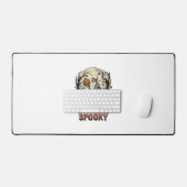 Conception de gravure vintage Halloween squelette (Clavier et souris)