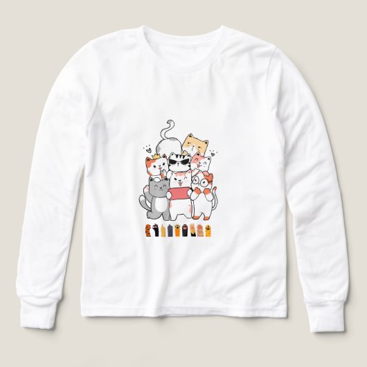 conception de groupe de chats (Motif recto)