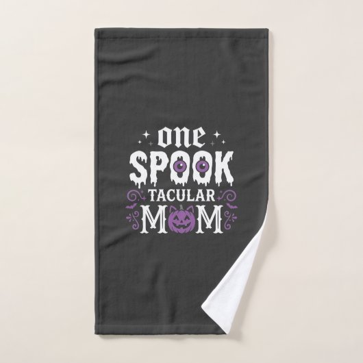 Conception de Halloween pour maman Spooktacular_1 (Serviette à main)