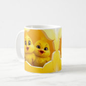 conception de housse de mug 3d avec des poussins m (Devant gauche)