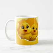 conception de housse de mug 3d avec des poussins m (Gauche)