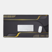 Conception de jeux en or et gris monogramme person (Clavier et souris)