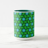 Conception de Jimette de TASSE de paquet bleue et (Centre)