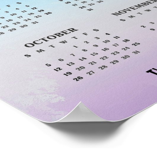 Conception de jogging de course Affiche de calendr (Coin)