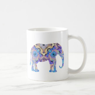 Conception de kaléidoscope de tasse d'éléphant