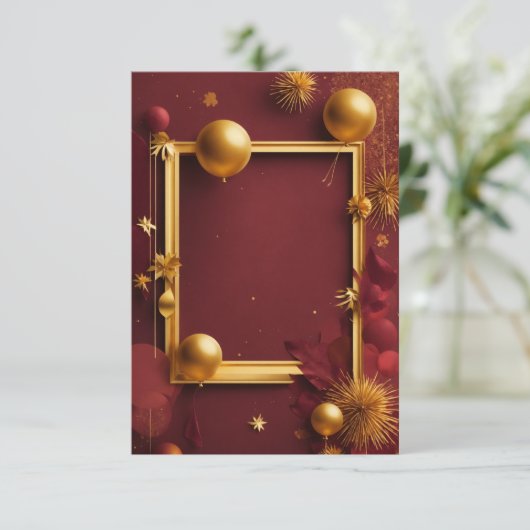 Conception de la carte d'invitation (Debout devant)