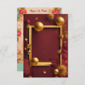 Conception de la carte d'invitation (Devant / Derrière)