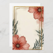 Conception de la carte d'invitation (Devant / Derrière)