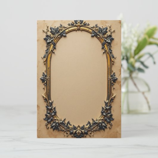 Conception de la carte d'invitation (Debout devant)