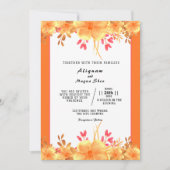 Conception de la carte d'invitation à un mariage (Devant)