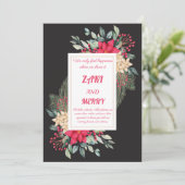 conception de la carte d'invitation de mariage noi (Debout devant)