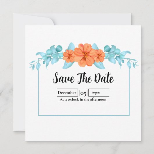 Conception de la carte d'invitation par mariage (Dos)