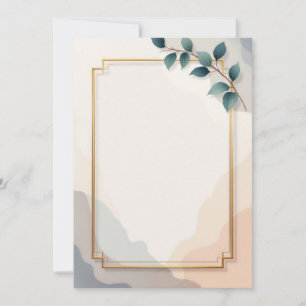 Conception de la carte d'invitation PREMIUM