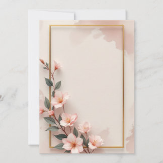 Conception de la carte d'invitation PREMIUM