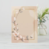 Conception de la carte d'invitation PREMIUM (Debout devant)