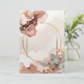 Conception de la carte d'invitation PREMIUM (Debout devant)