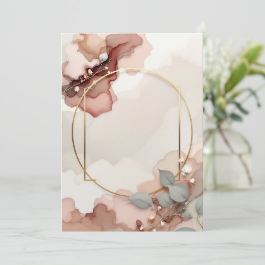 Conception de la carte d'invitation PREMIUM (Debout devant)