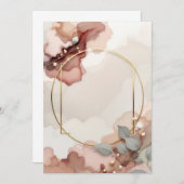 Conception de la carte d'invitation PREMIUM (Devant / Derrière)