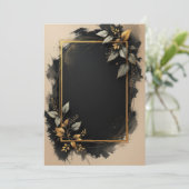 Conception de la carte d'invitation PREMIUM (Debout devant)