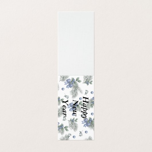 Conception de la carte Nouvel An (Outside Unfolded)