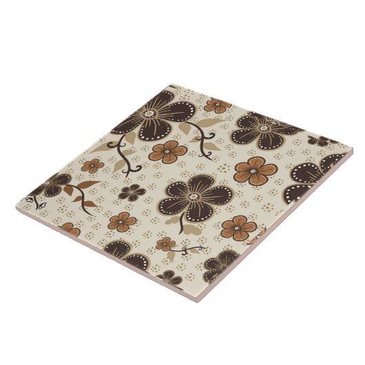 Conception de la fleur de carreaux (Côté)