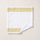 Conception de la Frieze Gold Grecian (Gant de toilette)
