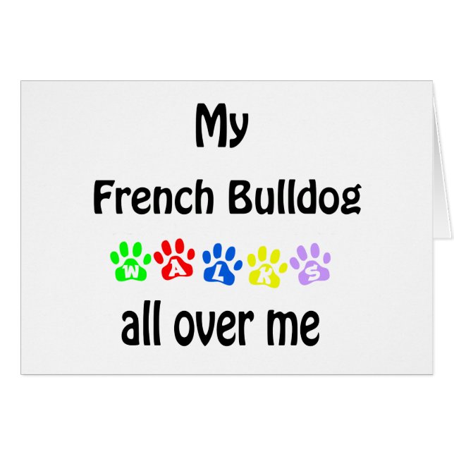 Conception de la marche des Bulldog français (Devant horizontal)