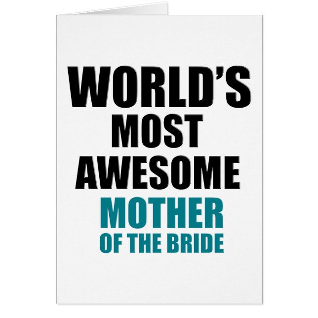 Conception de la mère de la jeune mariée (Devant)