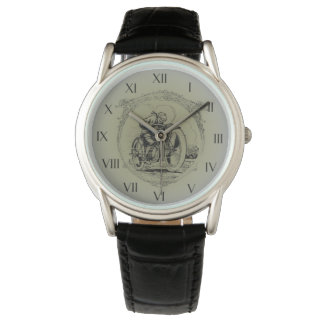 Conception de la montre moto vintage