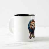 Conception de la Mosaïque de Lion Mug (Devant gauche)