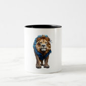 Conception de la Mosaïque de Lion Mug (Centre)
